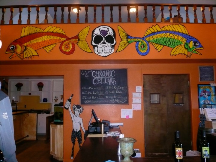 Chronic Cellars tasting room