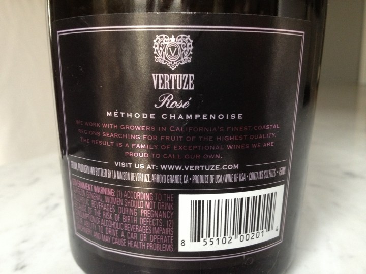 Vertuze Brut Sparkling Rosé