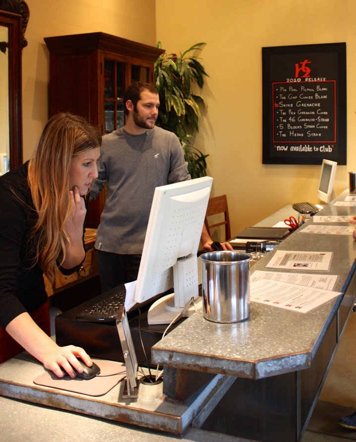 Evan & Kellie of Terry Hoage Vineyards