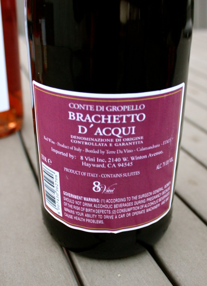Conte Di Gropello Brachetto D'Acqui