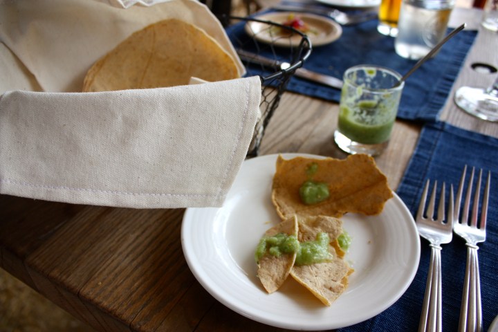 Chef's tasting menu at Deckman's en El Mogor